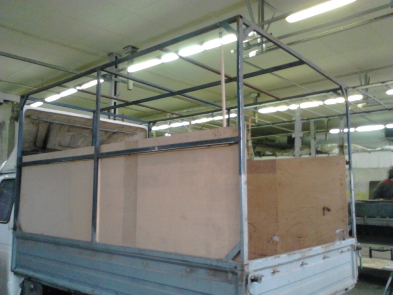 Тент с рекламой на Газель.