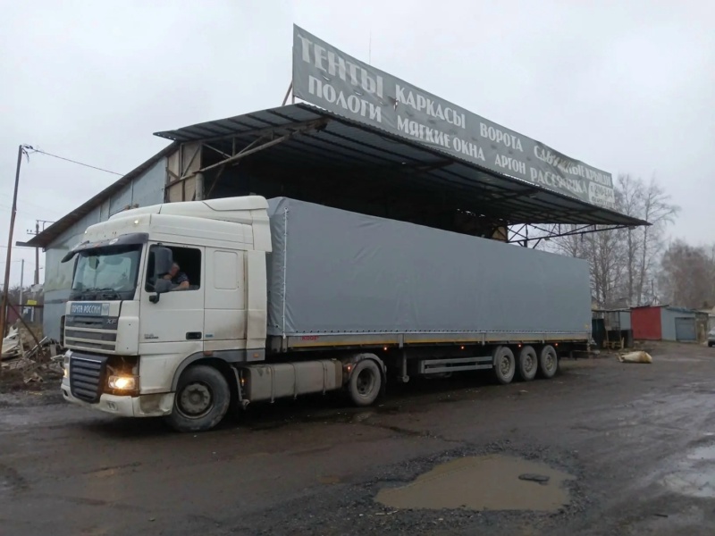 Тент на грузовой автомобиль, Пенза — фото 15