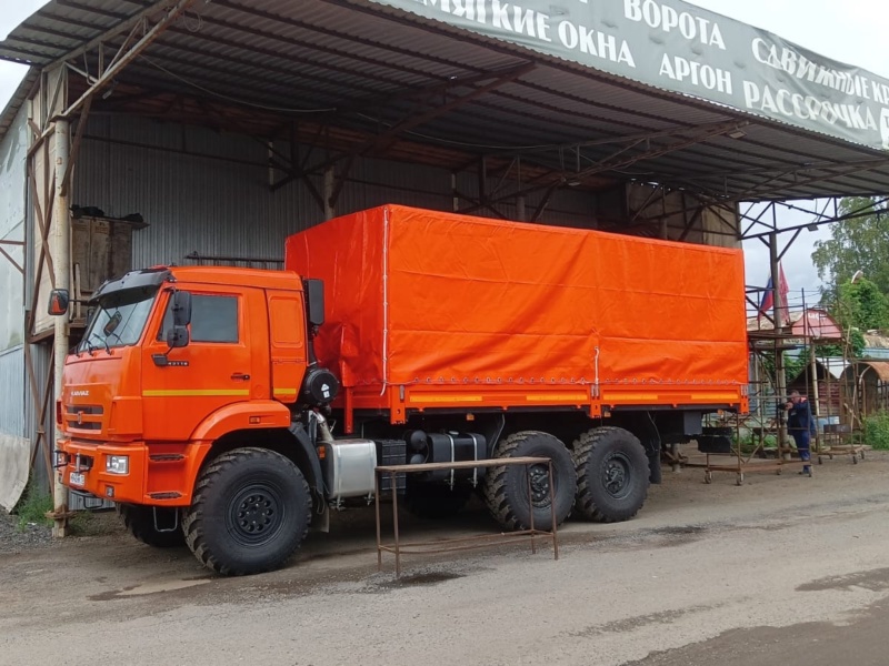 Нарастили тент и каркас на автомобиле Камаз, Пенза — фото 1