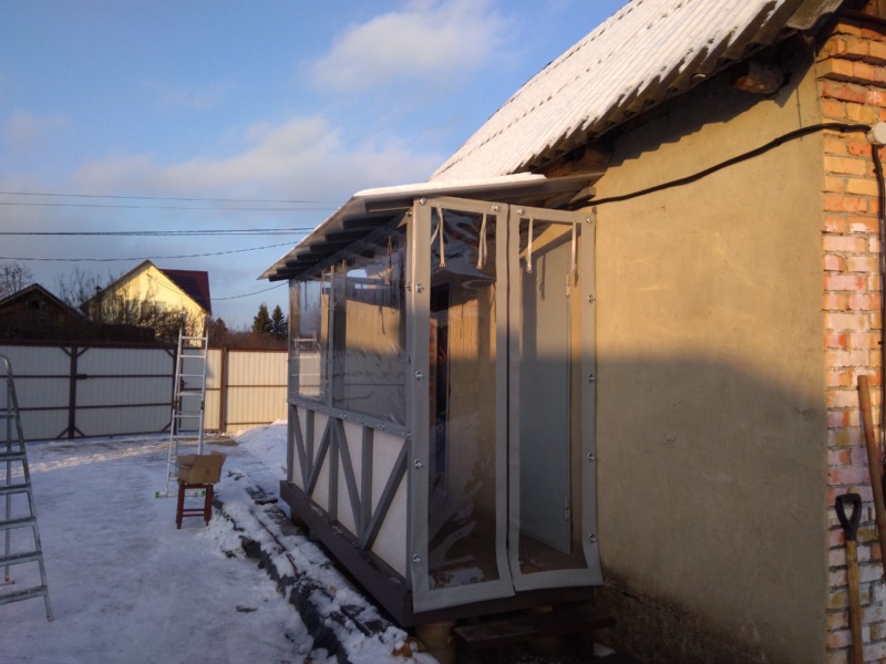 Мягкие окна зимой